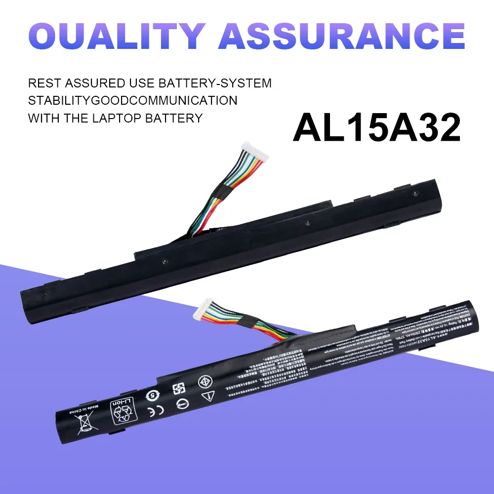 

AL15A32 Новый аккумулятор для ноутбука Acer Aspire E5-422G 472 E5-473 E5-473G E5-522 522G E5-532 E5-532T E5-573G