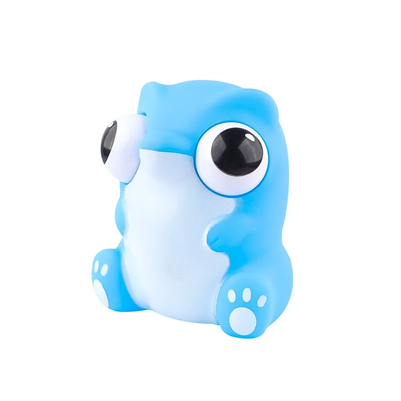 Neuheit Cartoon Tier Augapfel Burst Squeeze Sensorischen Spielzeug Nette Dinosaurier Prise Squishy Spielzeug Kinder Dekompression Zappeln Lustiges Geschenk