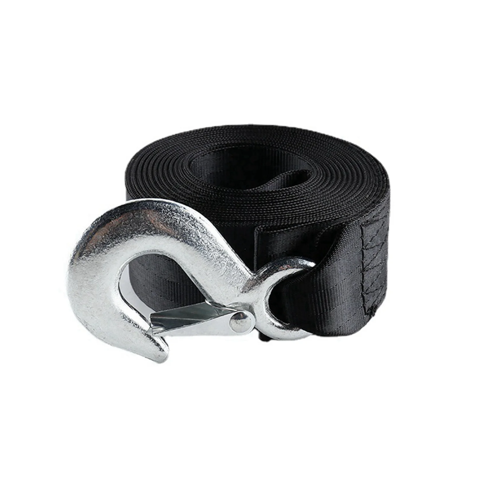 2X Boat Trailer Winch Strap Replacement With Hook For Boat, Fishing Jet Ski,Towing Replacement Securing Tie Down Marine
