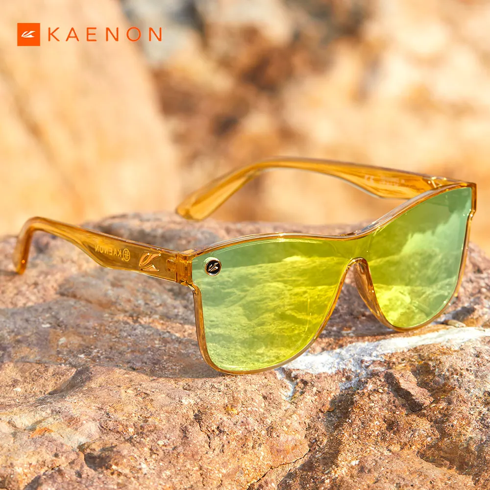 

Kaenon цельные поляризационные солнцезащитные очки для мужчин, прочный материал TR90 с более толстыми линзами, высококачественные очки для образа жизни