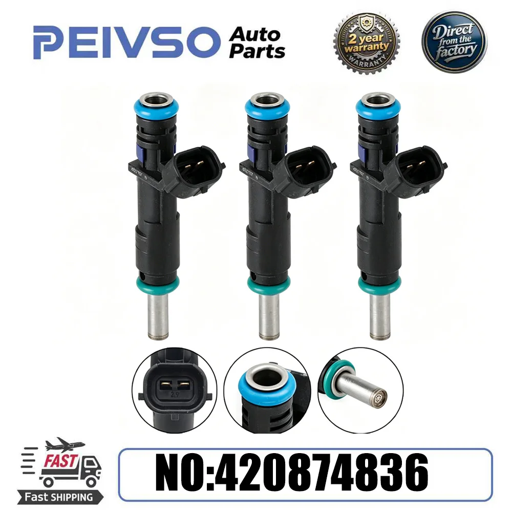 PEIVSO 3 unidades/lote 420874836 Inyector de combustible de alta calidad para Seadoo GTI 130/SE 130 GTS 130 2011-2015