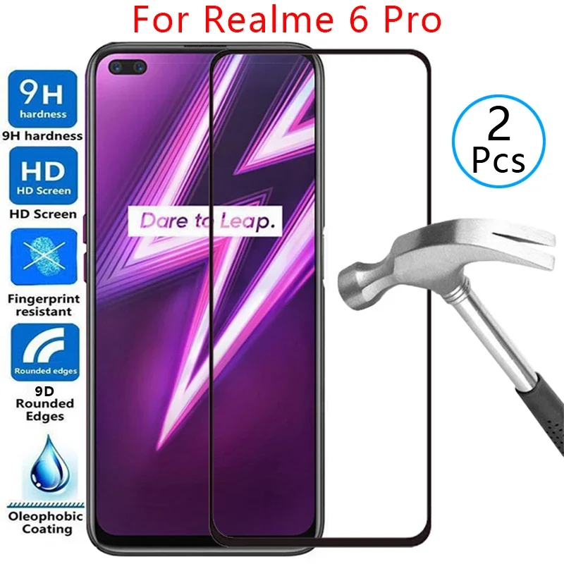 Vetro Temperato Per Realme 6 Pro Custodia Su Realme6Pro 6Pro Telefono Coque Bag Realmi Reame Relme Ralme Realmy Real Me Mi Realm-image