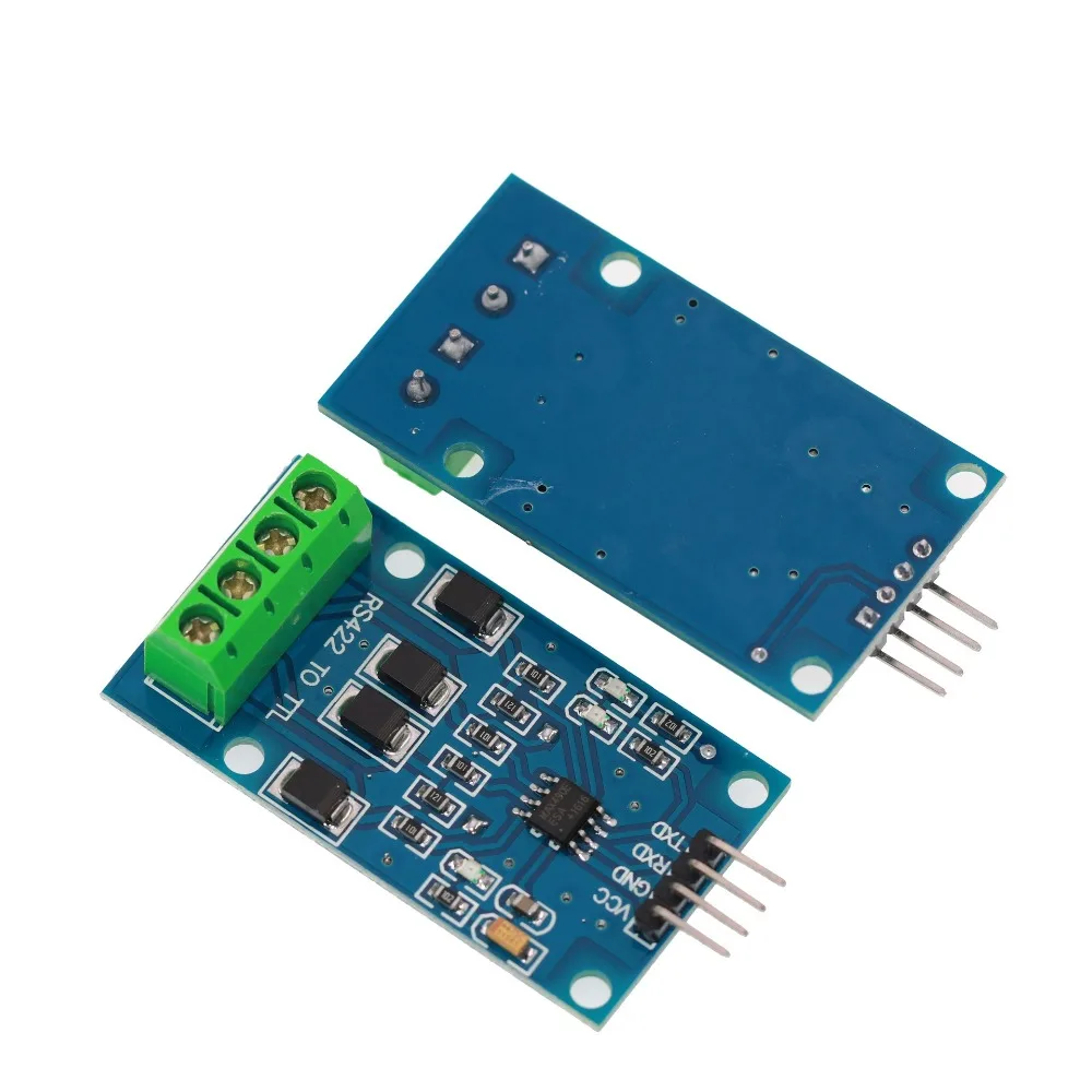 

MAX490 RS422 to TTL Converter Module Full Duplex Serial Bidirectional Signal Transceiver for Industrial Equipment Long Distance