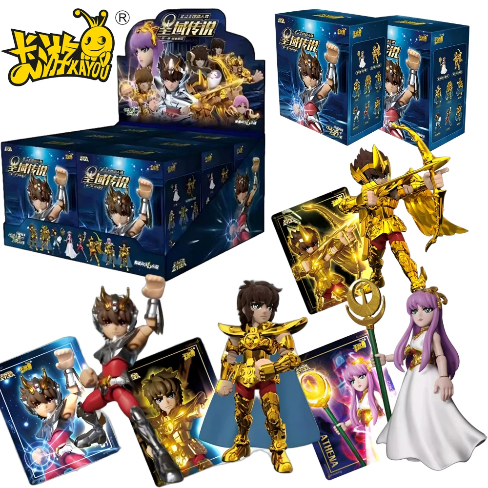 

Периферийная глухая коробка KAYOU с серией Saint Seiya. Уникальная и декоративная радость сборки. Веселые подарки для мальчиков на день рождения.