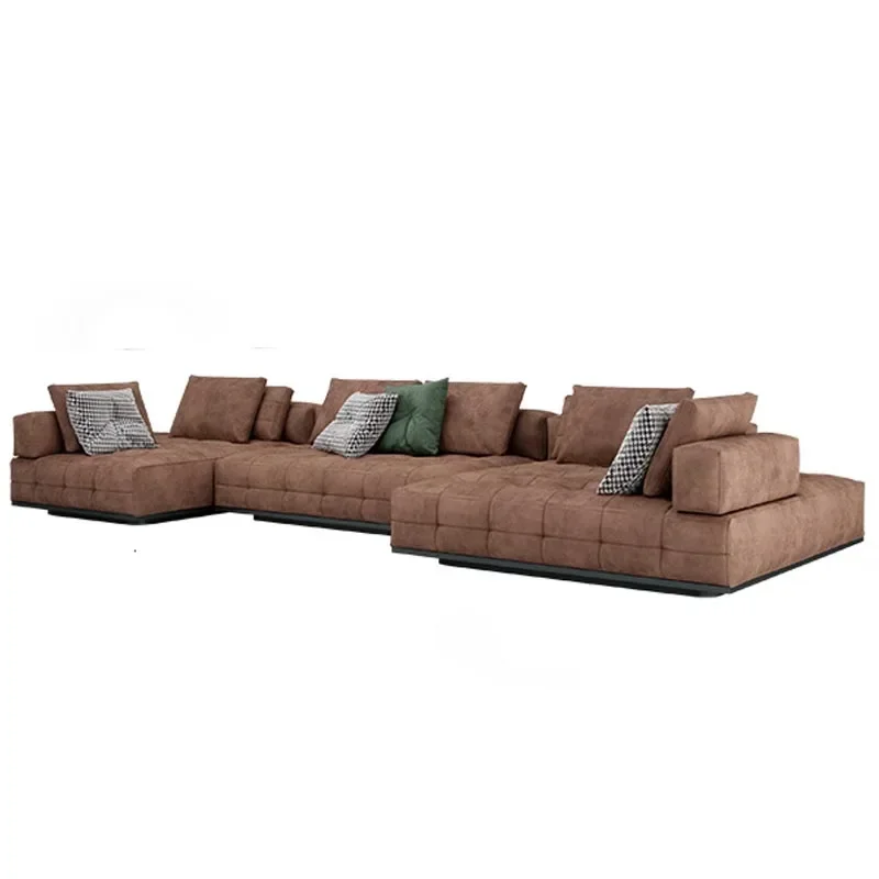 

Unusual Ergonomic Sofa Designer Straight Living Room Sofa Sectional Comfortable Divani Soggiorno Bedroom Furniture