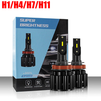 2Pcs H1 H3 H4 H11 H7 LED Headlights LED Car Modified High Brightness 50W 10000LM Headlights Car Light Bulbs Auto Fog Light 6500K