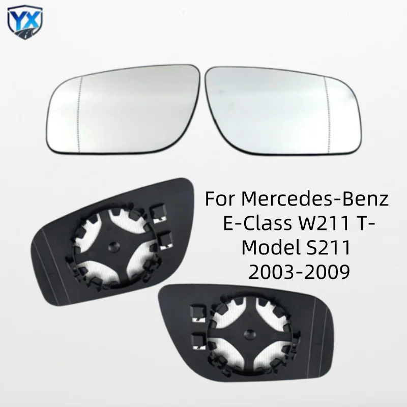 Heated Rearview Mirror Glass for Mercedes-Benz E-Class W211 T-Model S211 2003-2009 Left Right Side Wing