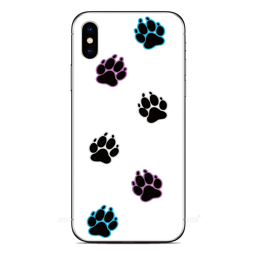 Dog Paw Cover For Asus Zenfone 10 9 8 Flip 5Z 4 ROG Phone 2 3 5 6 7 Max Pro M2 M1 Plus Shot ZB631KL ZS620KL ZS590KS Case