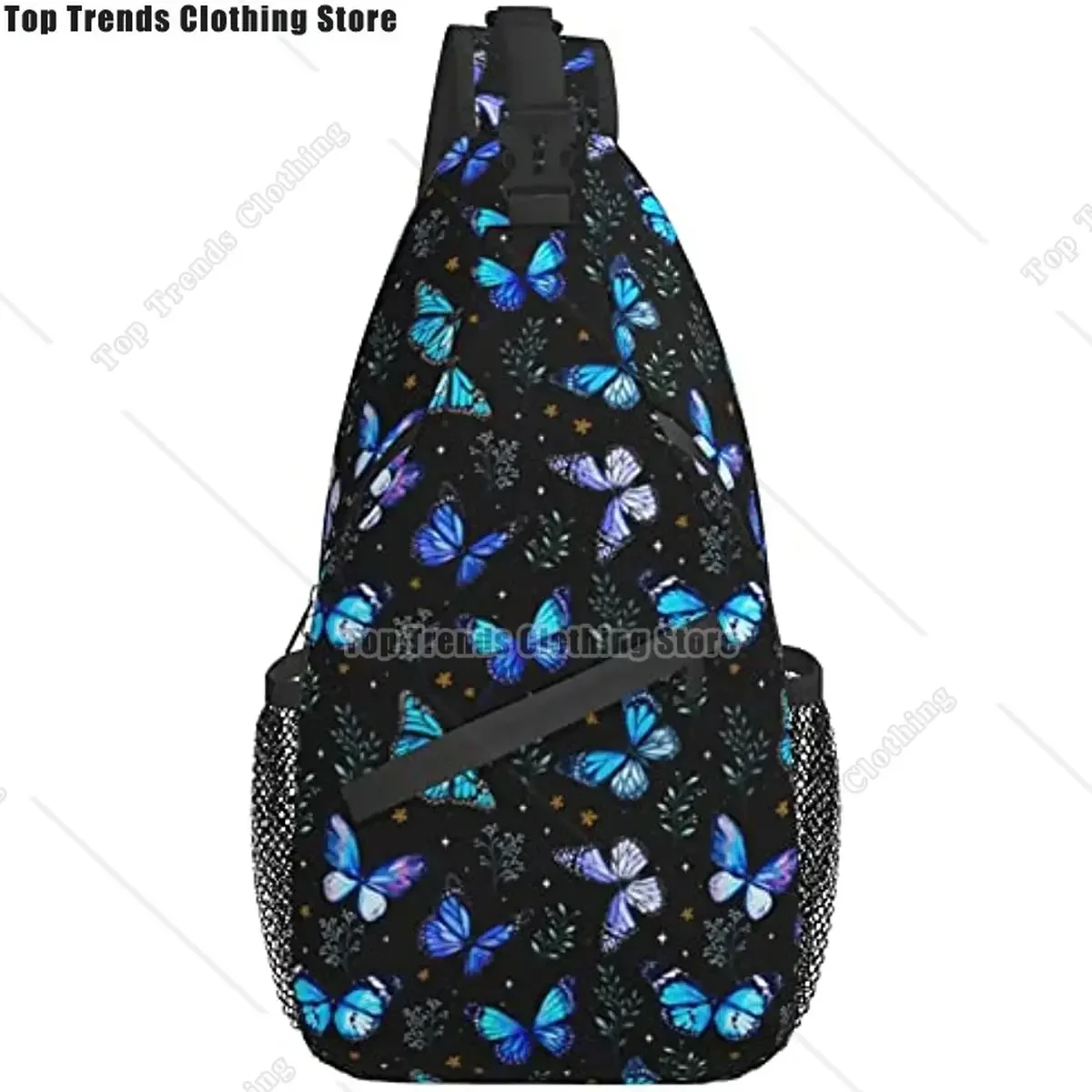 

Butterflies Sling Bag Crossbody Sling Backpack for Women Men Travel Hiking Daypack Chest Shoulder Bag