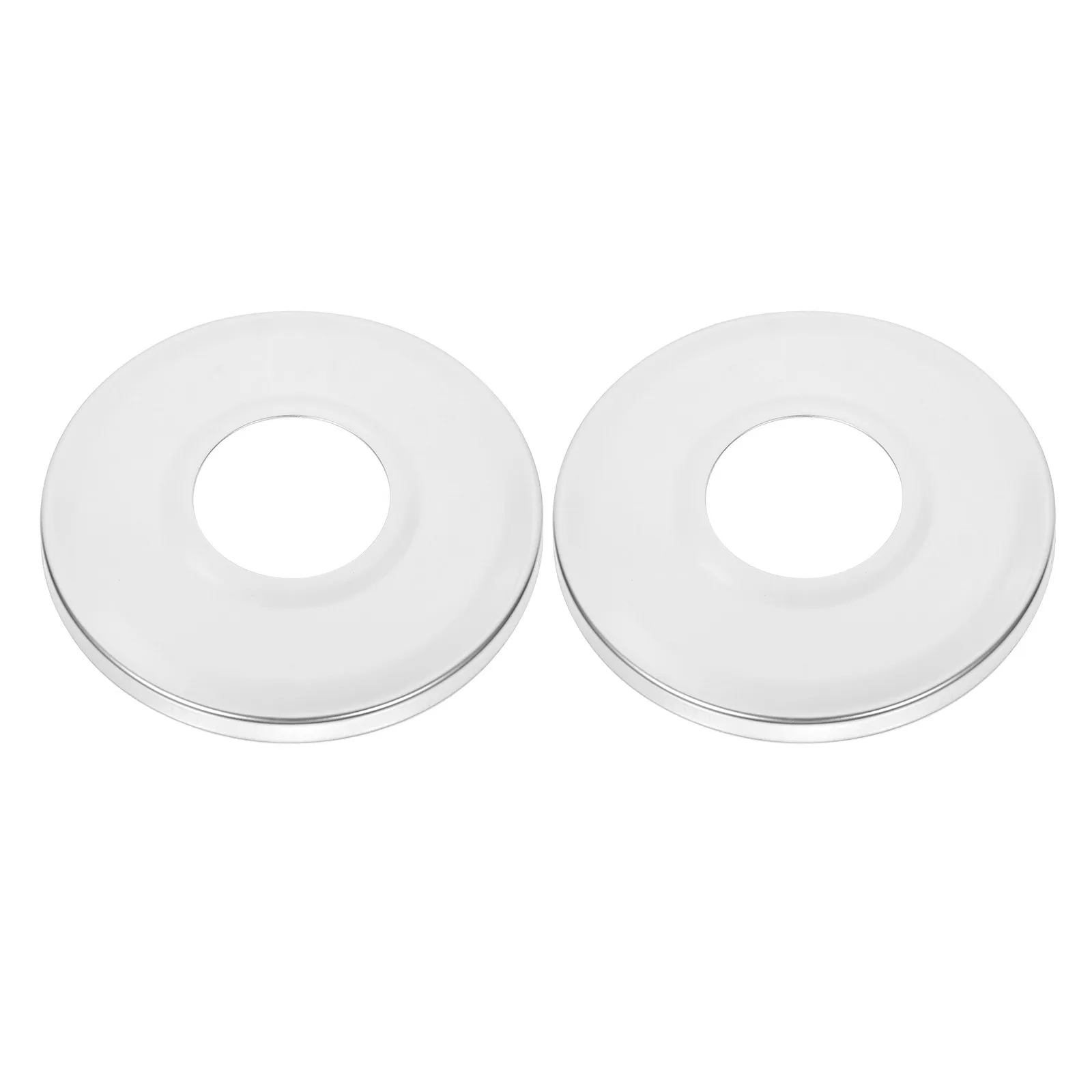 2Pcs Pool Ladder Handrail Covers Stainless Steel Escutcheon Plates Rust Proof Wear Resistant Decorative Pool Accessories