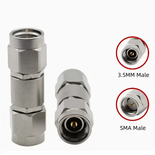

1 шт. адаптер из нержавеющей стали SMA на 3,5 мм 26,5 ГГц SMA «папа» на 3,5 мм «мама» адаптеры миллиметровой волны