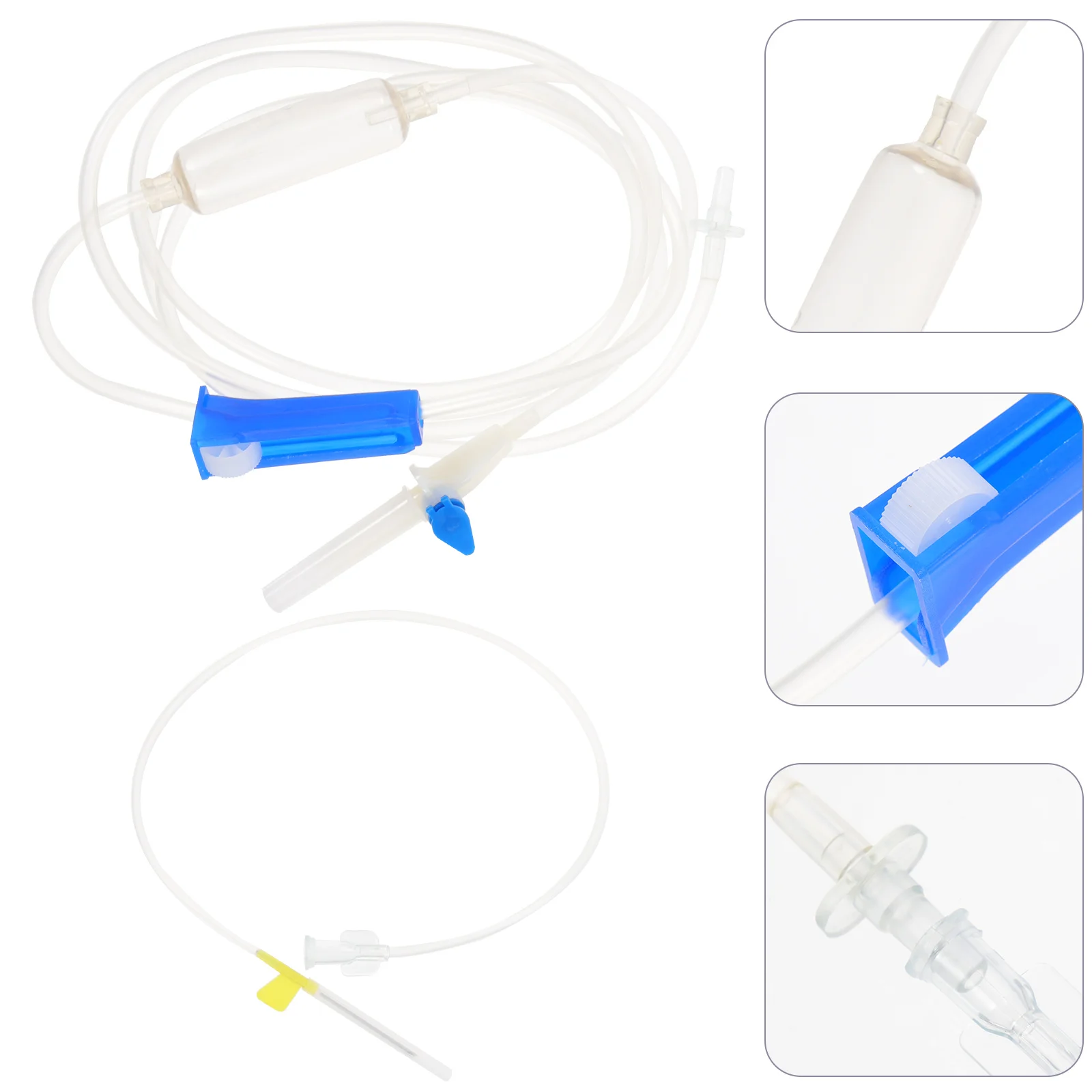 25 Pcs Disposable Infusion Set Bird Supplies Normal Saline Iv Bag 1000ml Brine Veterinary Pvc Pet Feeder Hose