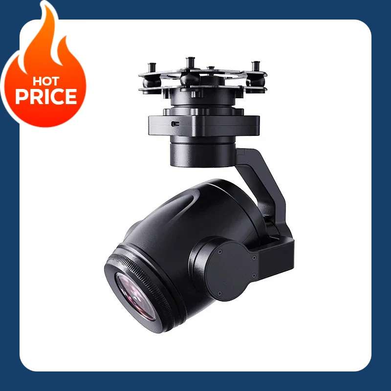 SIYI ZR30 4K 8MP 180X Hybrid 30X Optical Pod Zoom Gimbal Camera with AI Smart Identify and Tracking 1/2.7 Sony Sensor