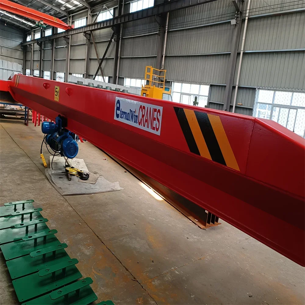 Overhead crane 5 ton single girder beam electric overhead crane price