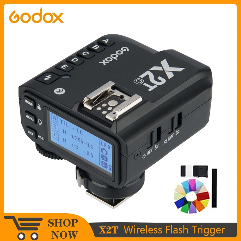 

Godox X2T-C X2T-N X2T-S X2T-F X2T-O 2.4G Wireless Flash Trigger Transmitter TTL HSS for Canon Nikon Sony Fuji Olympus Pentax