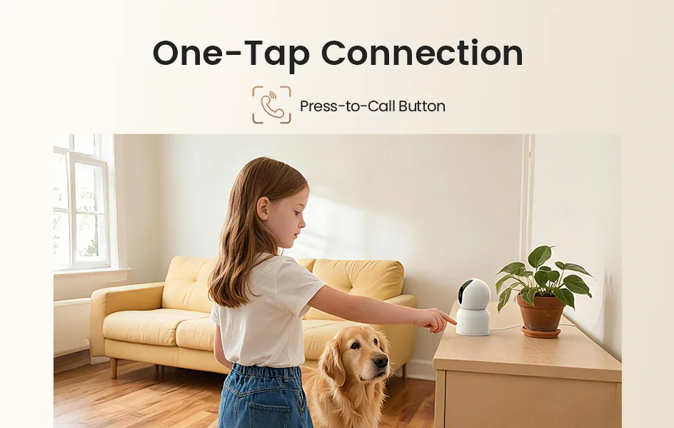 ZOSI C518 Indoor Pan/Tilt Smart Security IP Camera 2K/4K 360° Baby Pet Monitor AI Human Tracking 2.4G/5G WiFi Surveillance Cam