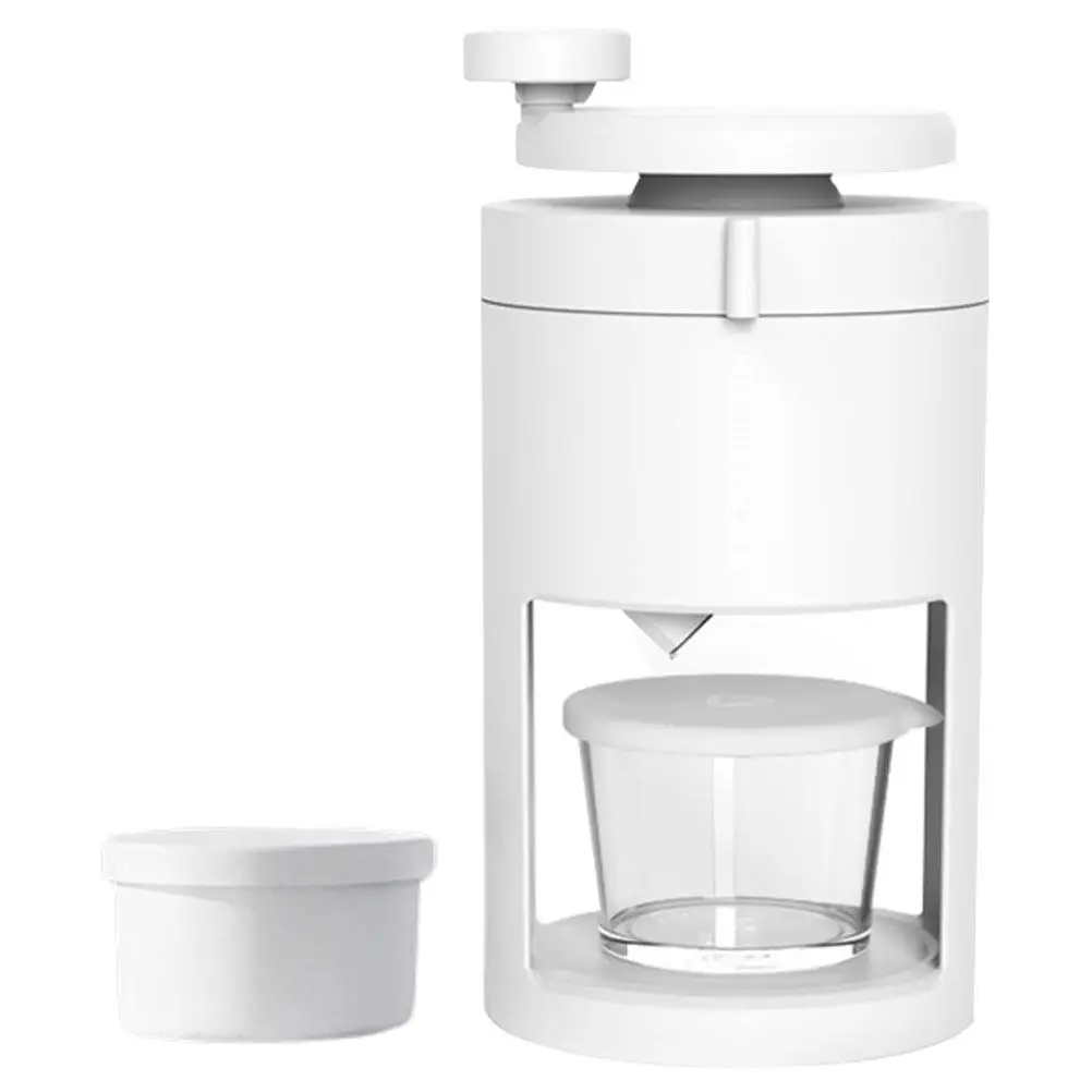 

Manual Ice Shaver Machine Home Use Portable Hand Crank Smoothie Energy Saving Steel Blades No Electricity Required