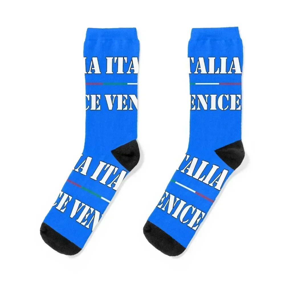 VENICE , ITALIA Socks Sports winter valentine gift ideas with print Socks For Girls Men's