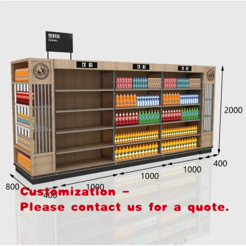 custom.Supermarket Display Shelf