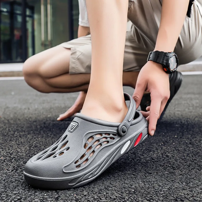 Unisex Clogs Sandals Summer Breathable Non-slip Beach Shoes Lightweight Comfortable Garden Slippers for Women Men Plus Size48 49 view 6