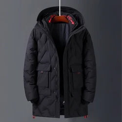 Men's Puffer Jacket 90% White Duck Down Jacket Men Long Parkas Feather Jacket Man Waterproof Down Coats Man Winter Coats For Men