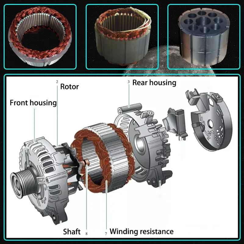 Imagem -03 - Gerador de Ímã Permanente Gearless Turbina Baixa Velocidade Tratamento de Água Energia Eólica Doméstico Alta Eficiência 380v 20kw