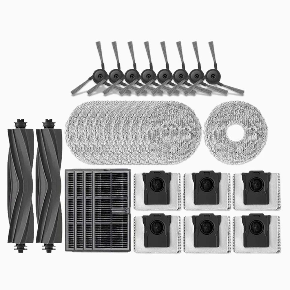 

Promotion!Main Side Brush Mop Cloth HEPA Filter Dust Bag For MOVA P50 Ultra/P50 Pro Ultra Robot Vacuum Cleaner Accessories