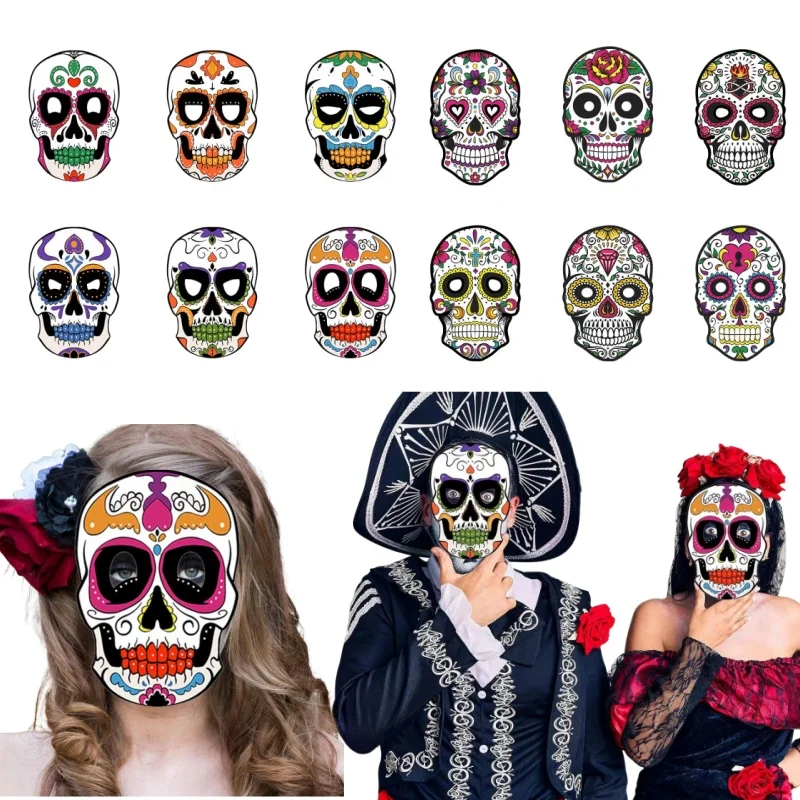 6pcs-set-colorful-paper-skull-dress-up-party-face-masks-for-mexican-day-of-the-dead-theme-party-halloween-masquerade-decoration