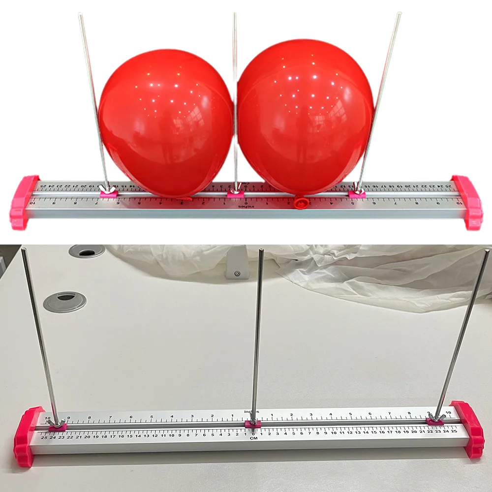 Balloon Sizer Ruler Metal Balloon Measurement Tool Adjustable Balloon Ruler Arches Balloon Decor Birthday Party Wedding Supplie