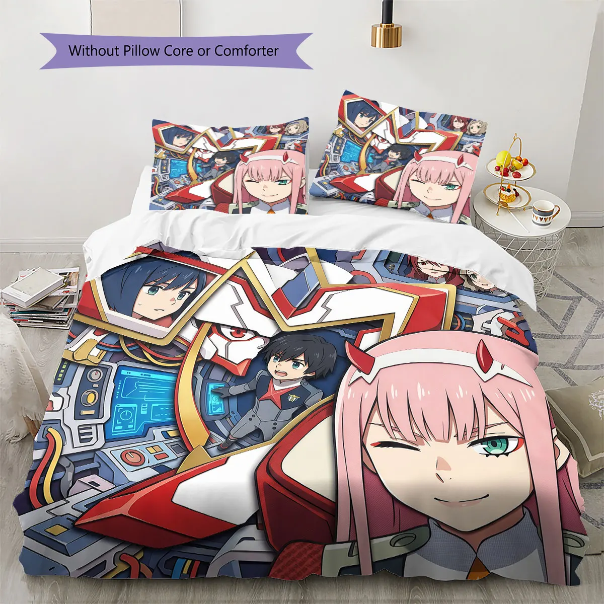 FRANXX Soft Duvet Cover Kid's Bedding Set,Extra Large Size Gifts Various Sizes Available -HE65