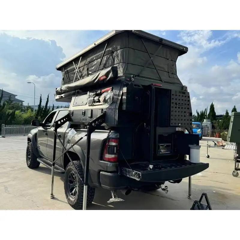 Durable Standard Size New Lightweight Foldle Off-Road Camping Trailers RV Caravan Truck Camper For Adventure