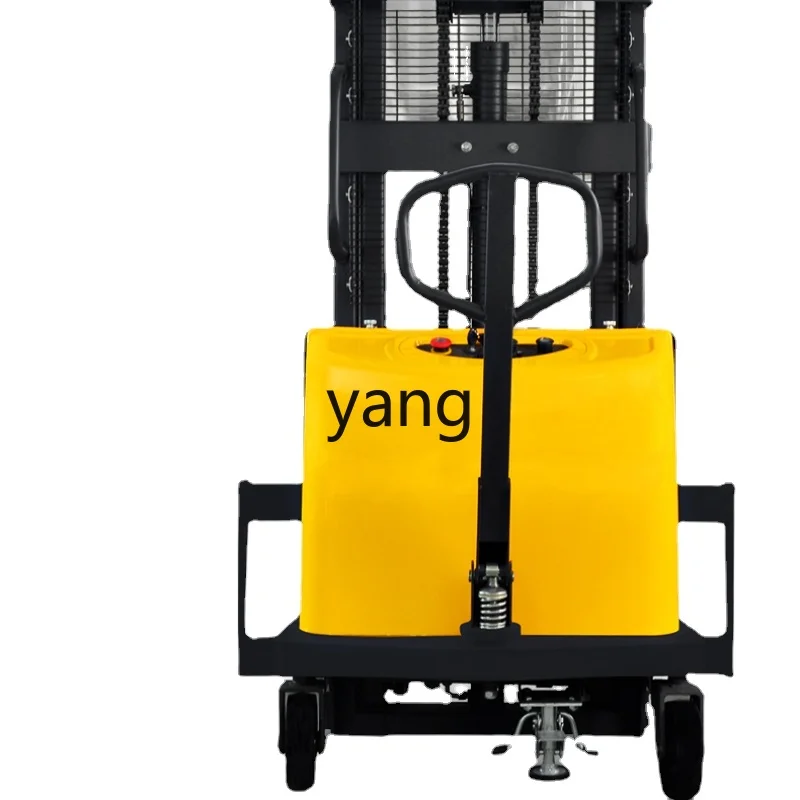 LHH Electric Forklift Small Semi-automatic Stacking Hydraulic Lifting Charging Forklift Truck Lifting Stacking Forklift