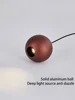 GYS LED 침대 옆 침실 펜던트 조명, 알루미늄 볼 스포트라이트, 북유럽 미니멀리스트 샹들리에 장식 테이블 램프, 가정 조명 5
