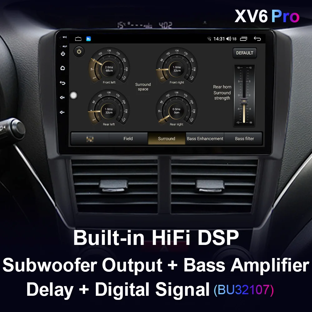 XIMA Pro 8 Core Qled Radio 2 din Android Auto Carplay Car Multimedia Video Player gsp For Subaru Forester 3 SH Impreza 2007-2013