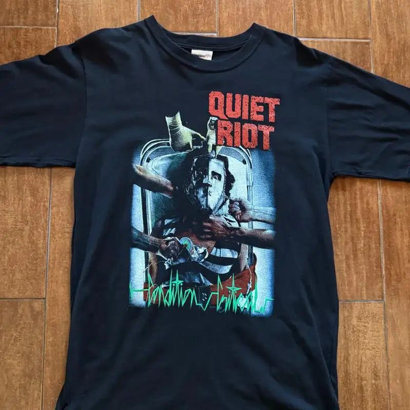 Vintage Quiet Riot Condition Critical Large Mexican Bootleg T shirt