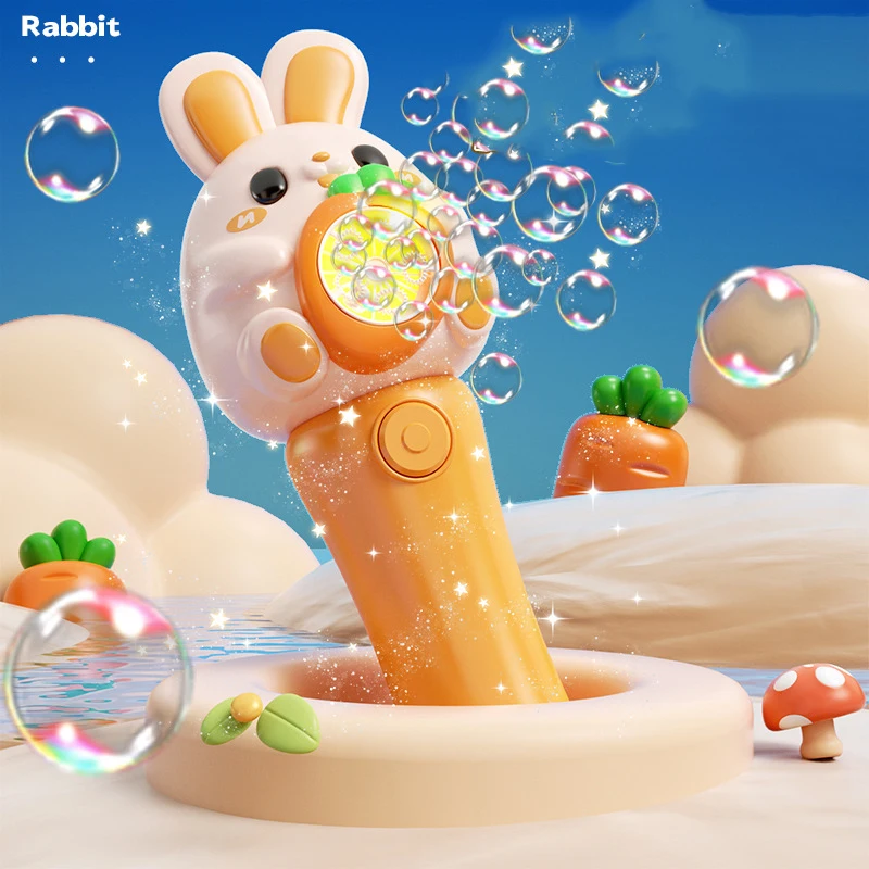 Il mini dinosauro soffia bolle di sapone bambino Bubble Blaster cartone animato Tyrannosaurus animale Bubble Maker bambini sapone acqua giocattoli all'aperto