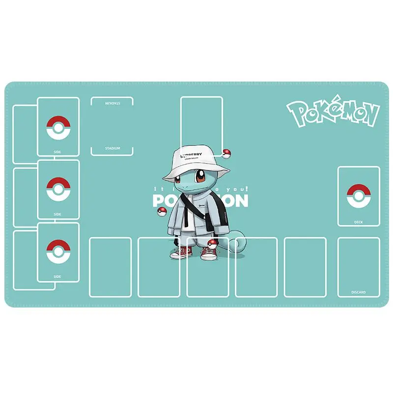 600X350X2Mm Diy Ptcg Charizard Mew Leuke Kaart Battle Mat Ptcg Jigglypuff Enkele Speler Bordspel kaart Battle Card Pad Gift Speelgoed