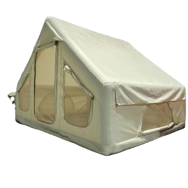 Customized luxury Outdoor Inflatable Camping Air Tent Waterproof Oxford with Oxford Cloth