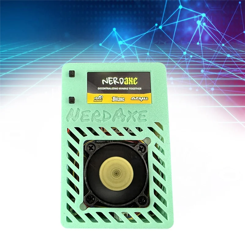 Nerdaxe Mineiro Com Display Nerdminer 500Gh/S BM1366 S19XP ASIC Bitaxe Bitcoin Micro-Miner Loteria Mineração Mineiro