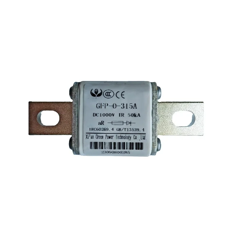 High Voltage 315A Fast Blow Ceramic Indicator Fuses DC 1000V Fuse Link for Sale