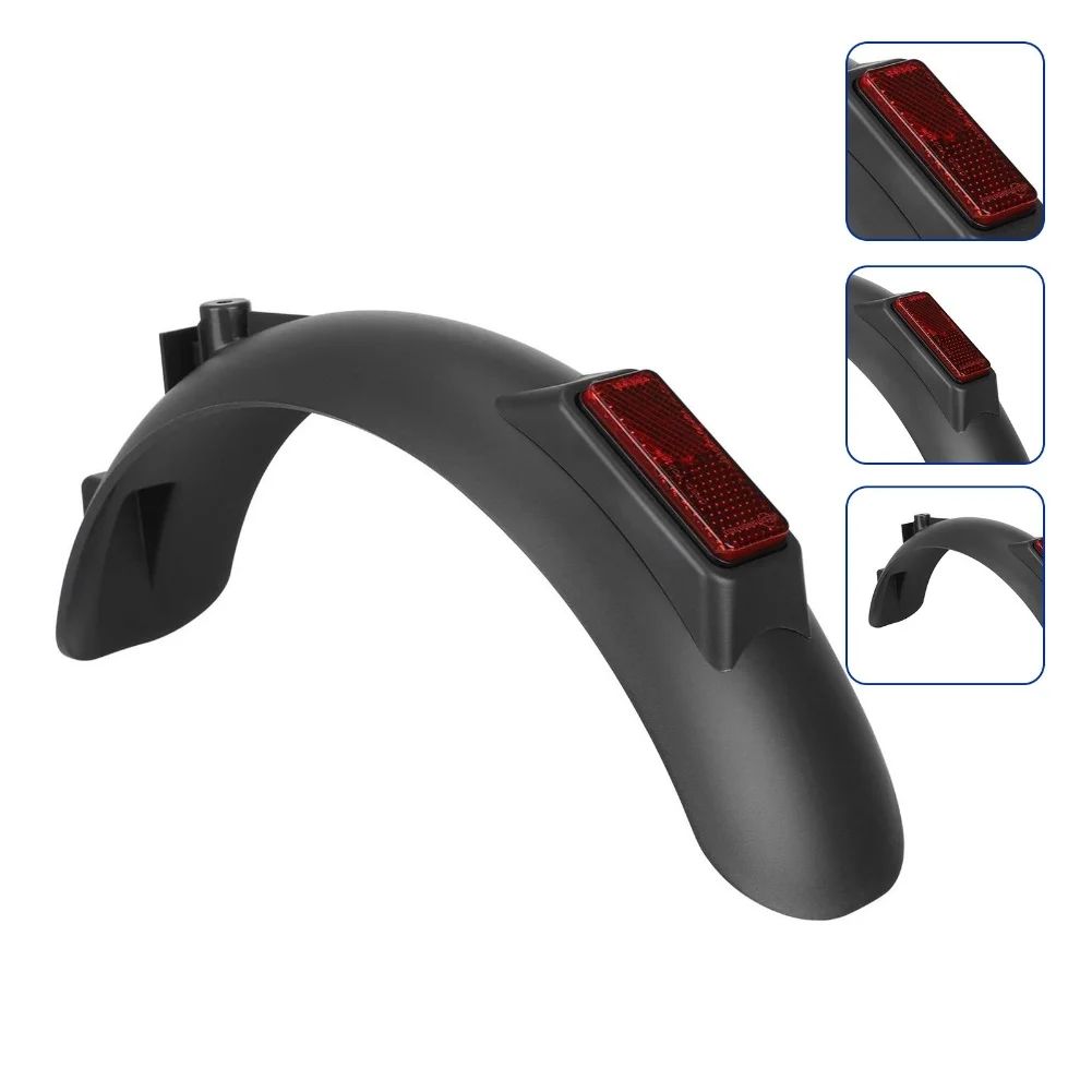 Mudguard System for Xiaomi 4 for lite Second Generation Electric Scooter Including Reflector and Installation Base