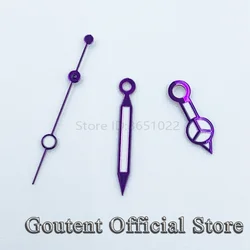 Goutent Green Luminous Purple Watch Hands Fit NH34 NH35 ETA 2836 2824 DG2813 3804 Miyota 8215 8205 821A 8200 Automatic Movement
