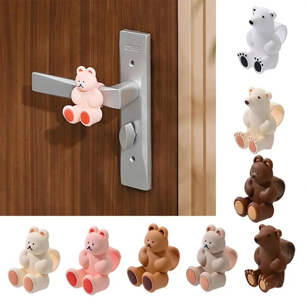 New Silicone Door Handle Crash Pad Wall Protectors Anti-damage Door Stopper Furniture Fittings Anti-collision Pad Door