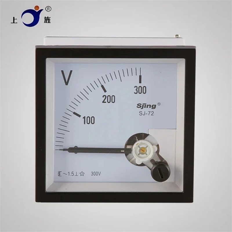 1PCS SJ-72 CP-72 SQ-72 CZ-72 AC 3V 5V 10V 15V 20V 30V 50V Class 1.5 72x72mm Range Analog Voltage Voltmeter Panel Meter