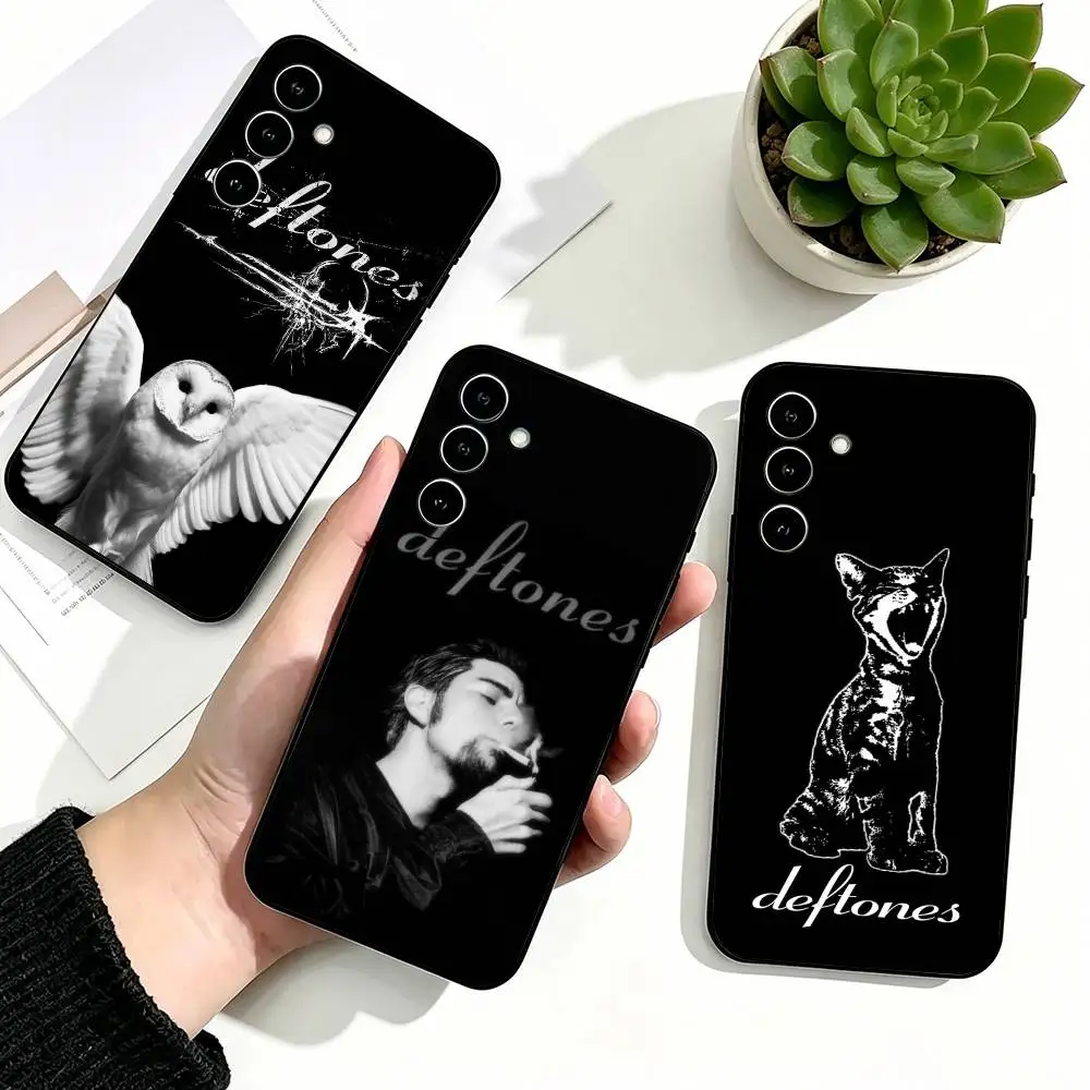 Grunge Style Deftones Phone Case Black Silicone Soft For Samsung Galaxy A73,A72,A71,A70,A53,A52,A51