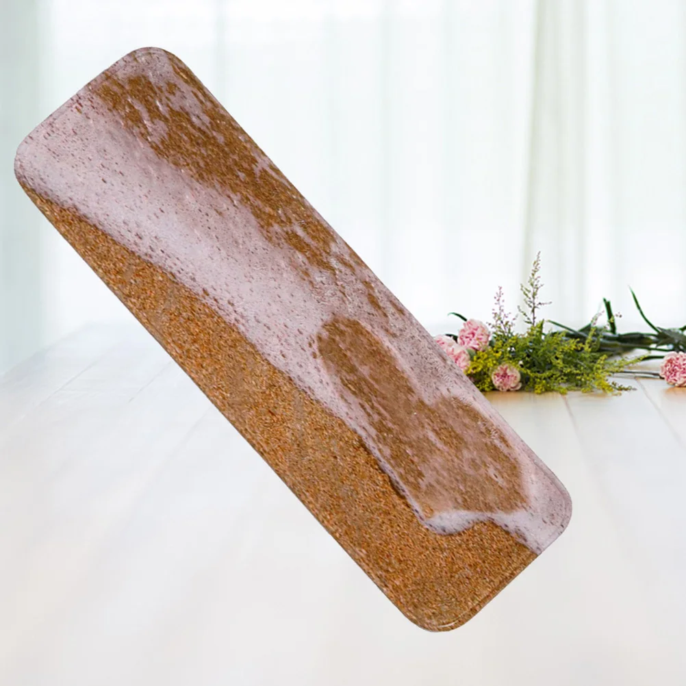 

5Pcs Non-Slip Stair Carpet Treads Rubber Backing Polyester Surface Adhesive Tape Safe Stair Rugs Non Carpet for Stairs