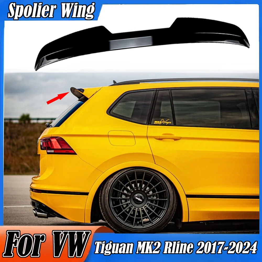 

Для Volkswagen Tiguan MK2 5Dr Rline 2017-2024 автомобильное заднее крыло, задний спойлер задней двери, крыло, авто украшения, аксессуары