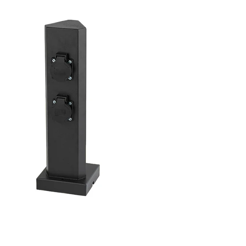 Outdoor waterproof socket wiring board Outdoor rainproof and drop-proof column Household commercial electric