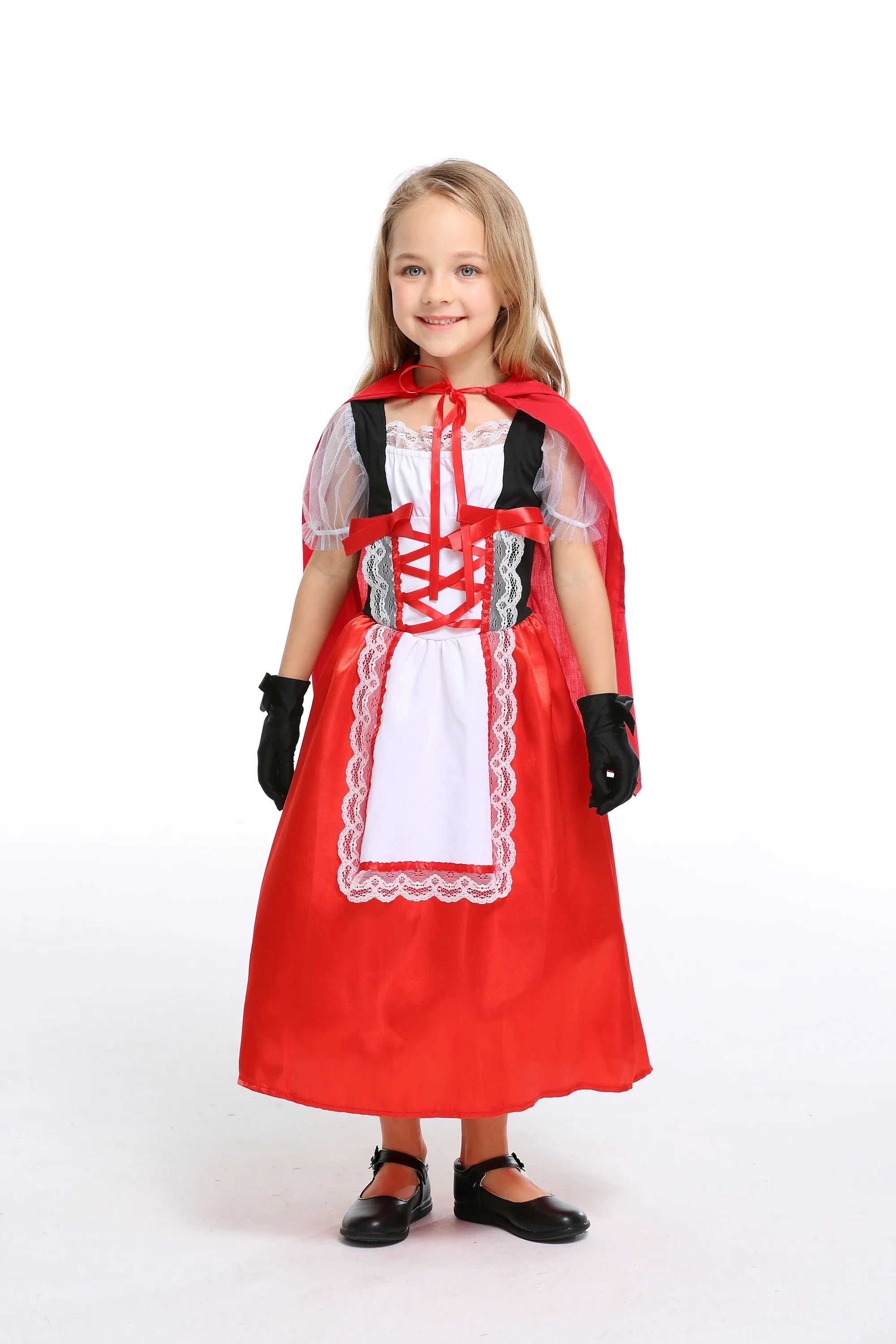Children Cosplay Little Red Riding Hood Costumes