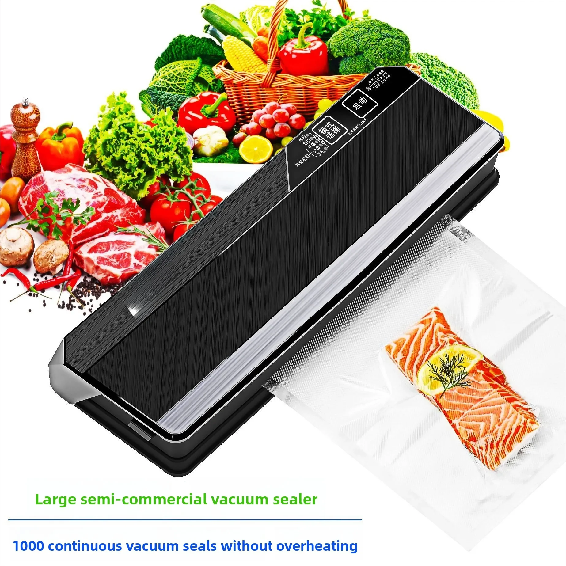 

Автоматическая вакуумная машина для упаковки продуктов, пластиковая вакуумная упаковочная машина для сохранения свежести, малогабаритная вакуумная машина для откачивания воздуха.